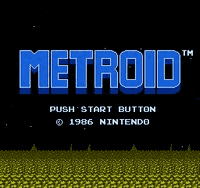 Metroid Adventure Title Screen